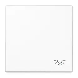 JUNG Wippe symbol Licht LS990 alpinweiß (LS 990 L WW)