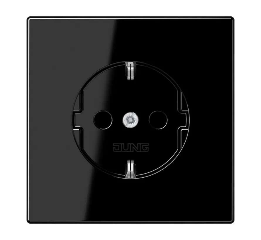 Schuko-Steckdose LS990 schwarz glänzend (LS 1520 N SW)
