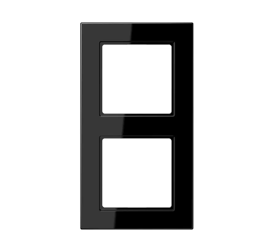 Abdeckrahmen 2-fach A550 schwarz glänzend (A 5582 BF SW)