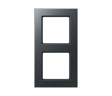 JUNG Abdeckrahmen 2-fach A550 anthrazit matt (A 5582 BF ANM)