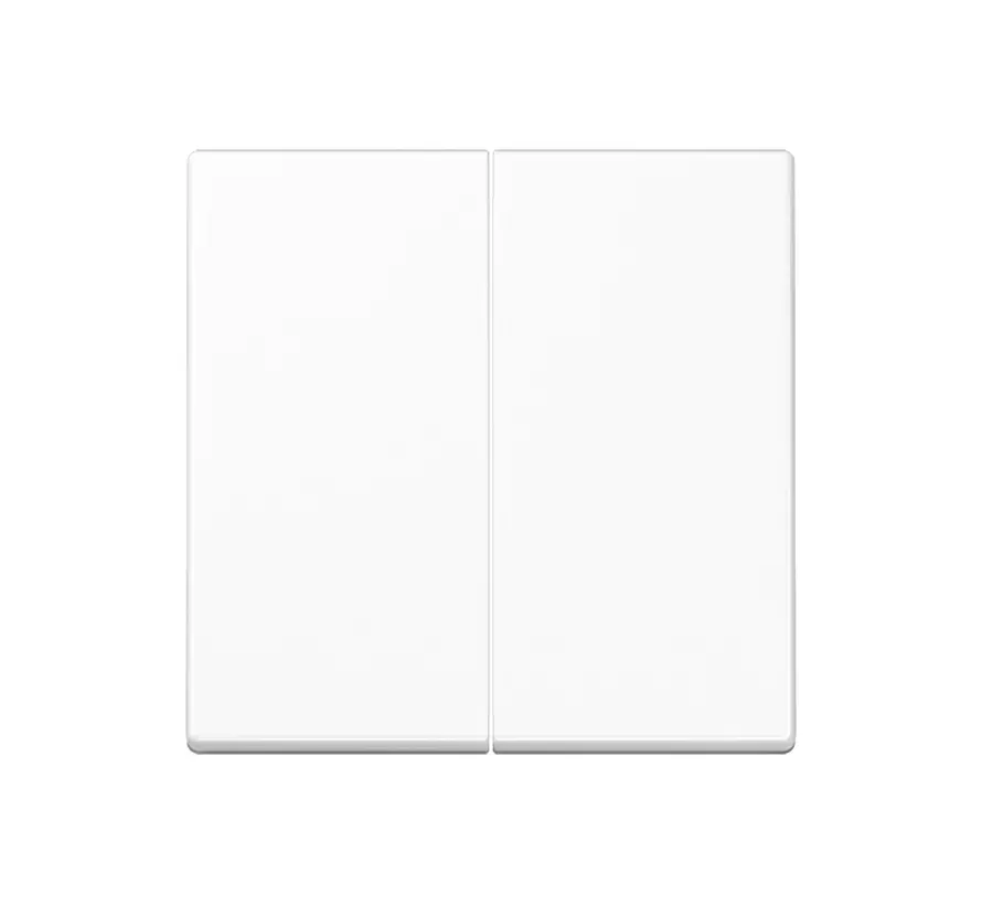Dimmerbedienaufsatz Tastdimmer 2-fach A-range alpinweiß (A 1702 WW)