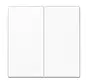 Dimmerbedienaufsatz Tastdimmer 2-fach LS990 alpinweiß (LS 1702 WW)