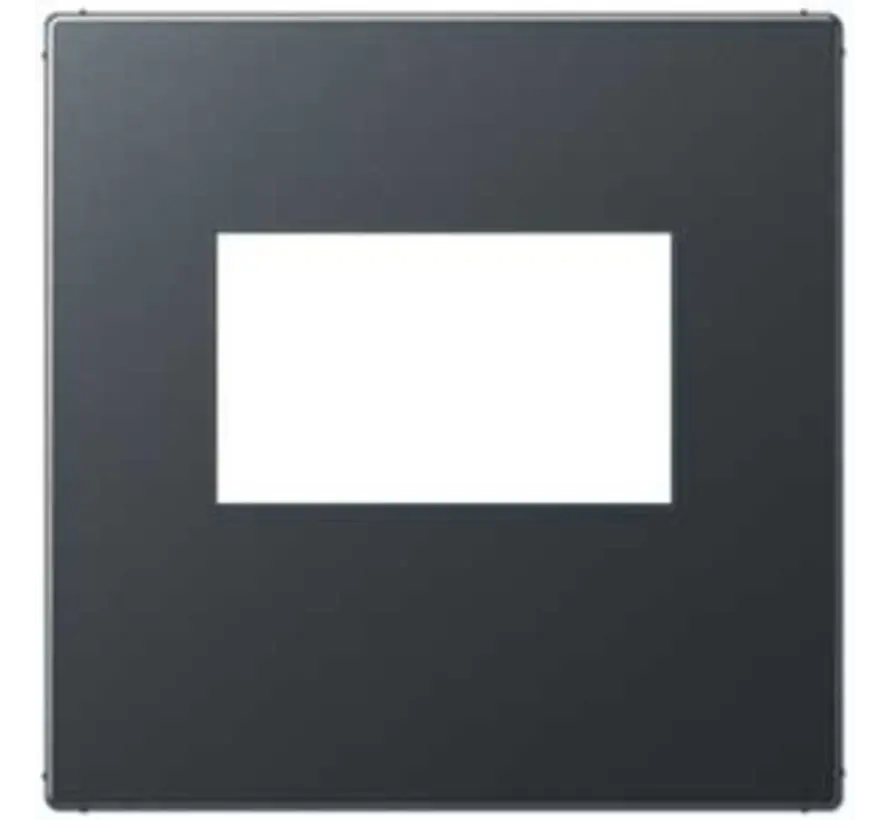 Zentralplatte USB Klick-Bestätigung A-range anthrazit (A 1569 USB ANM)