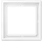Abdeckrahmen 1-fach LS990 schneeweiß matt (LS 981 WWM)