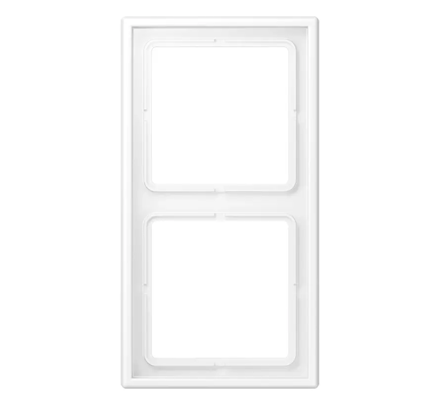 Abdeckrahmen 2-fach LS990 schneeweiß matt (LS 982 WWM)