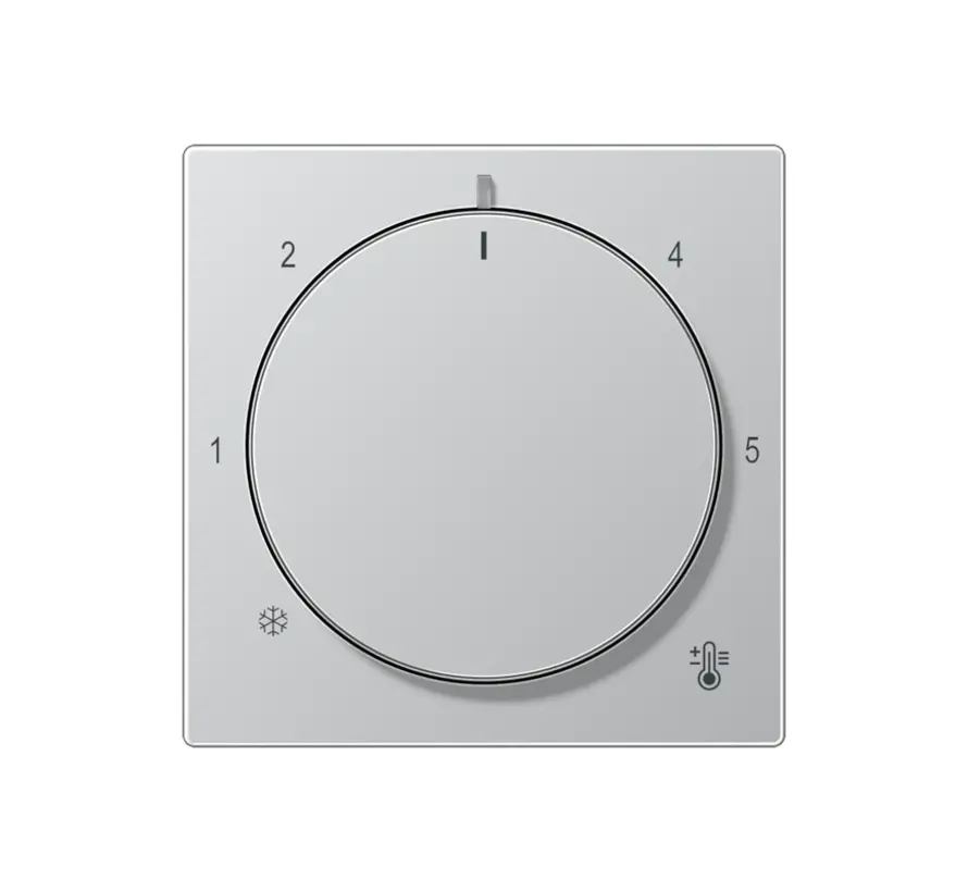 Abdeckung für Thermostat A-range aluminium (A 1749 BF AL)