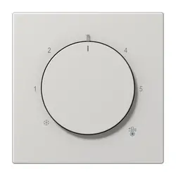 JUNG Abdeckung für Thermostat LS990 hellgrau (LS 1749 BF LG)