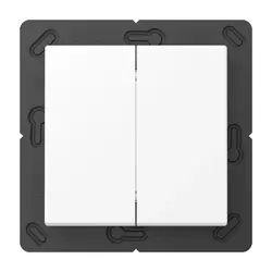 JUNG Bluetooth Low Energy Funk-Wandsender 4-Kanalig A-range schneeweiß matt (BLE A 595 WWM)