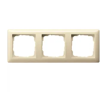 Gira Abdeckrahmen 3fach Standard 55 creme glänzend (021301)