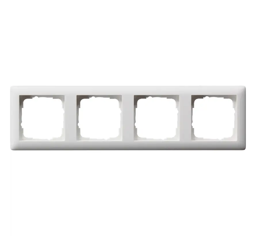 Abdeckrahmen 4fach Standard 55 weiß matt (021404)