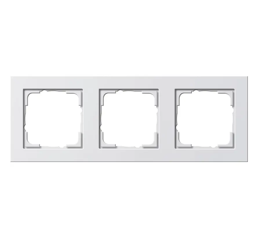 Abdeckrahmen 3fach E2 weiß matt (021322)