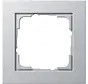 Abdeckrahmen 1-fach E2 aluminium matt (021125)