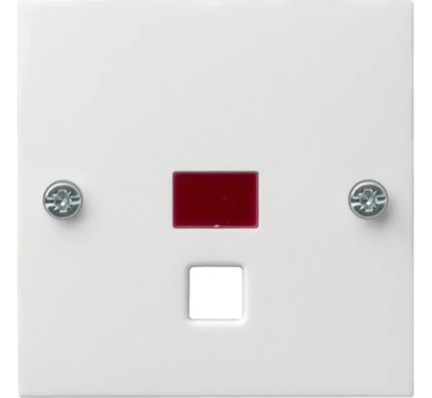 abdeckung mit Kontrollfenster für Zugschalter/-taster System 55 weiß glänzend (063803)