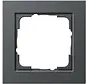 Abdeckrahmen 1fach E2 anthrazit matt (021123)
