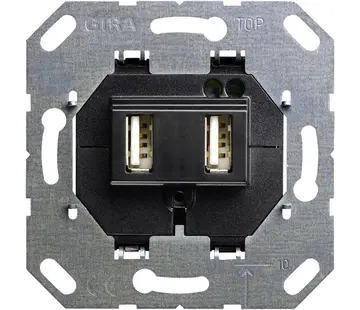 Gira USB-Steckdose 2-fach USB-A (235900)