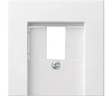 Gira Abdeckung für TAE und USB System 55 weiß matt (027627)
