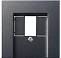 Abdeckung für TAE und USB System 55 anthrazit matt (027628)