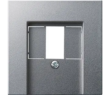 Gira Abdeckung für TAE und USB System 55 aluminium matt (027626)