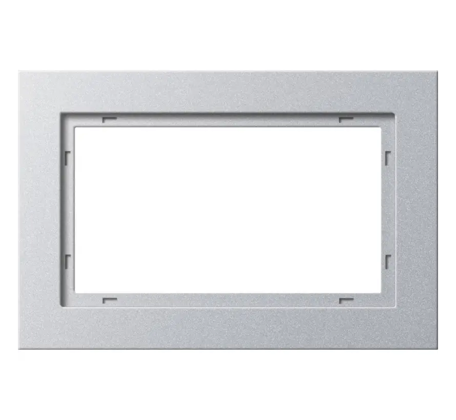 Abdeckrahmen 1.5-fach E2 aluminium matt (100125)