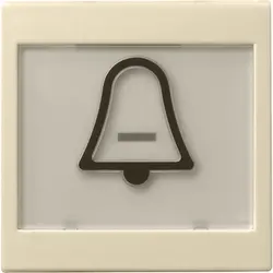 Gira Wippe Beschriftungsfeld groß symbol Klingel System 55 creme glänzend (021701)