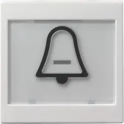 Gira Wippe Beschriftungsfeld groß symbol Klingel System 55 weiß matt (021727)
