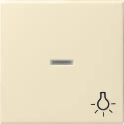 Gira Wippe Kontrollfenster symbol Licht System 55 creme glänzend (067401)