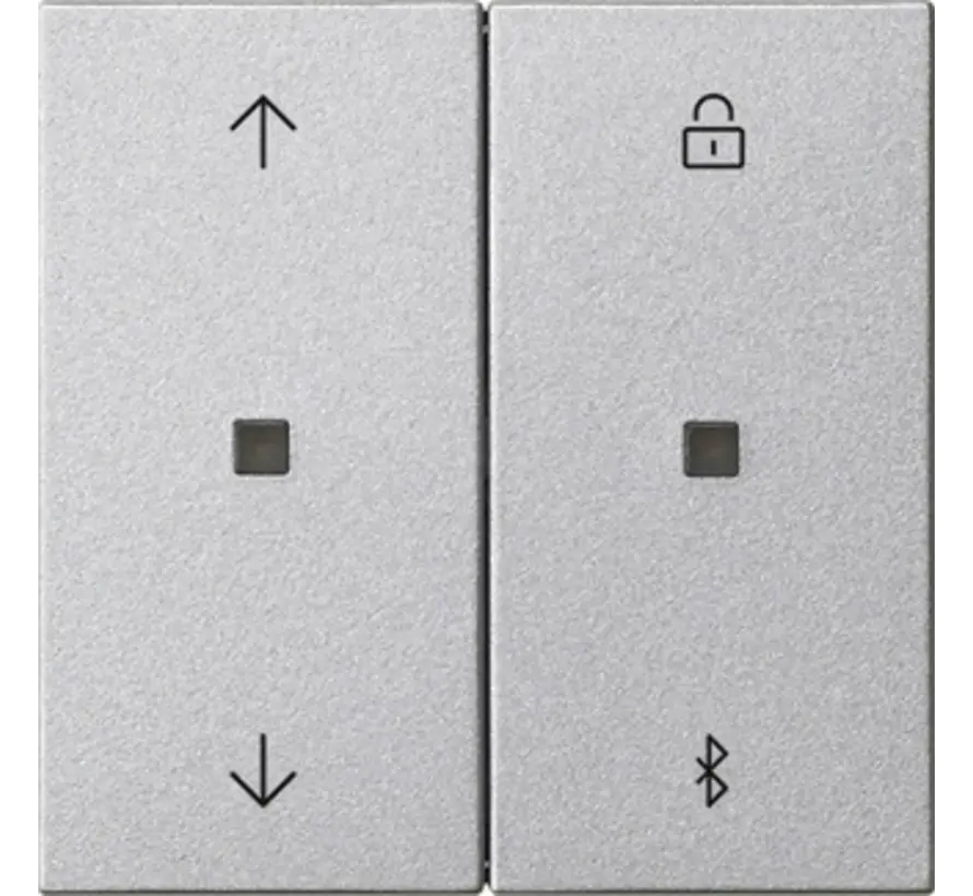Bluetooth Bedienaufsatz Pfeilsymbole System 3000 System 55 aluminium matt (536726)