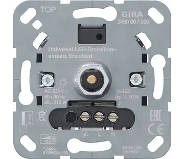 Gira Drehdimmer Universal LED Standard 3-60 Watt (245000)