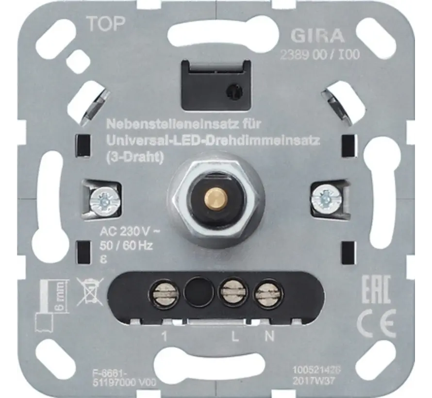 Nebenstelleneinsatz 3-draht für Universal LED Dimmer (238900)