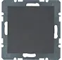 Blindabdeckung mit Tragplatte ohne Befestigungskrallen S1/B3/B7 anthrazit matt (10091606)