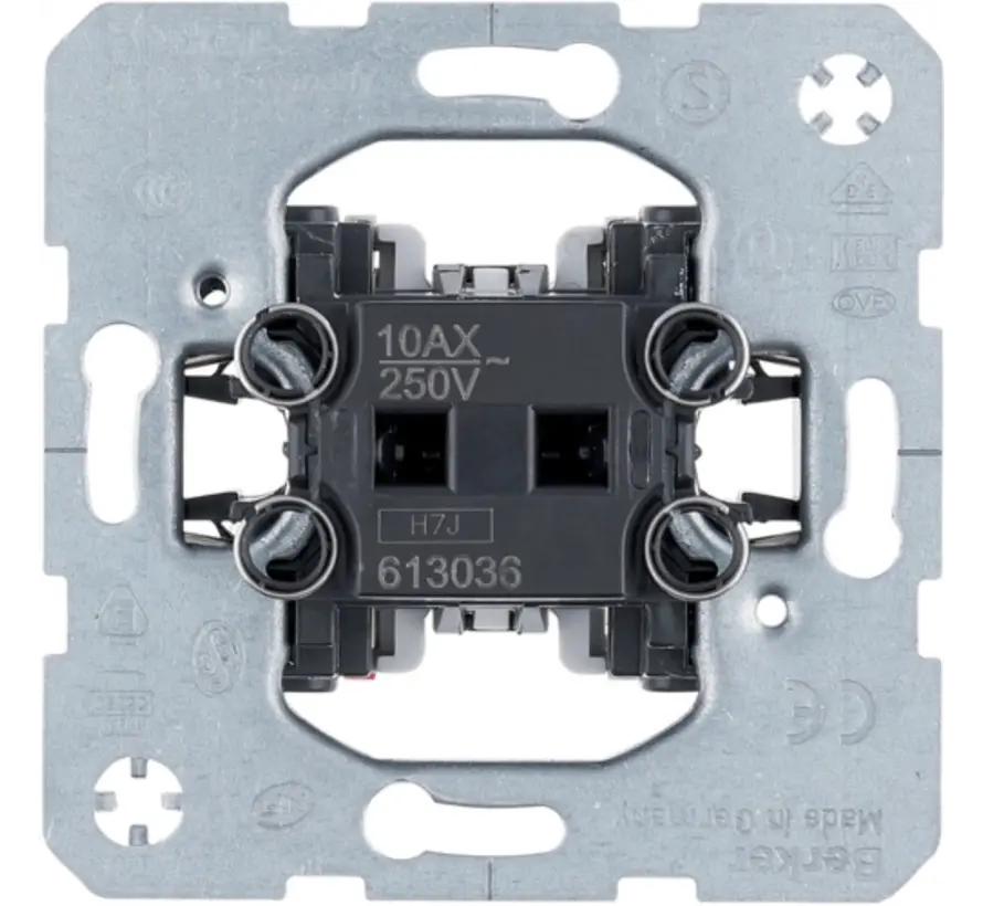 Wechselschalter 10A ohne Krallenbefestigung (613036)