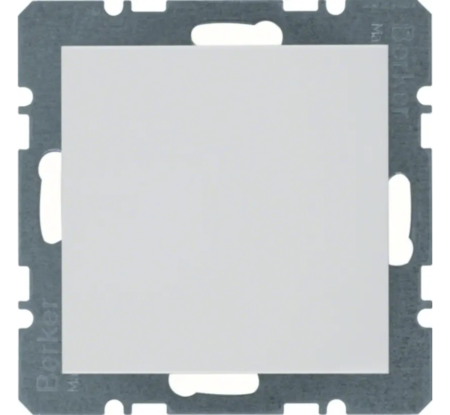 Blindabdeckung mit Tragplatte S1/B3/B7 weiß glänzend (10098989)