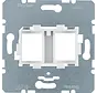 Tragplatte Modular Jack 2-fach (454105)