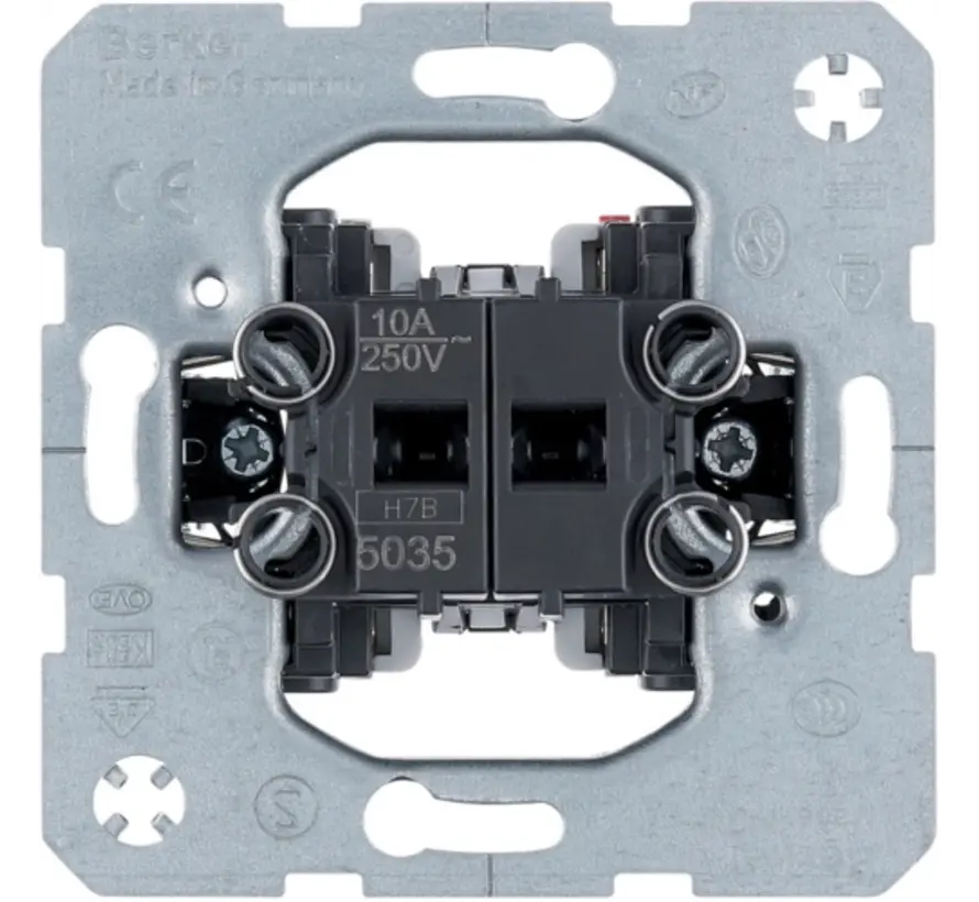 Taster 2-fach 2x Schließer gemeinsamer Eingangsklemme (5035)