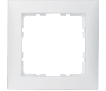 Berker Abdeckrahmen 1-fach S1 weiß matt (10119909)
