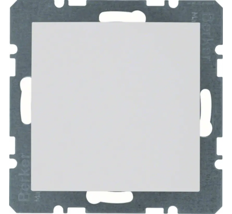 Blindabdeckung mit Tragplatte S1/B3/B7 weiß matt (10091909)