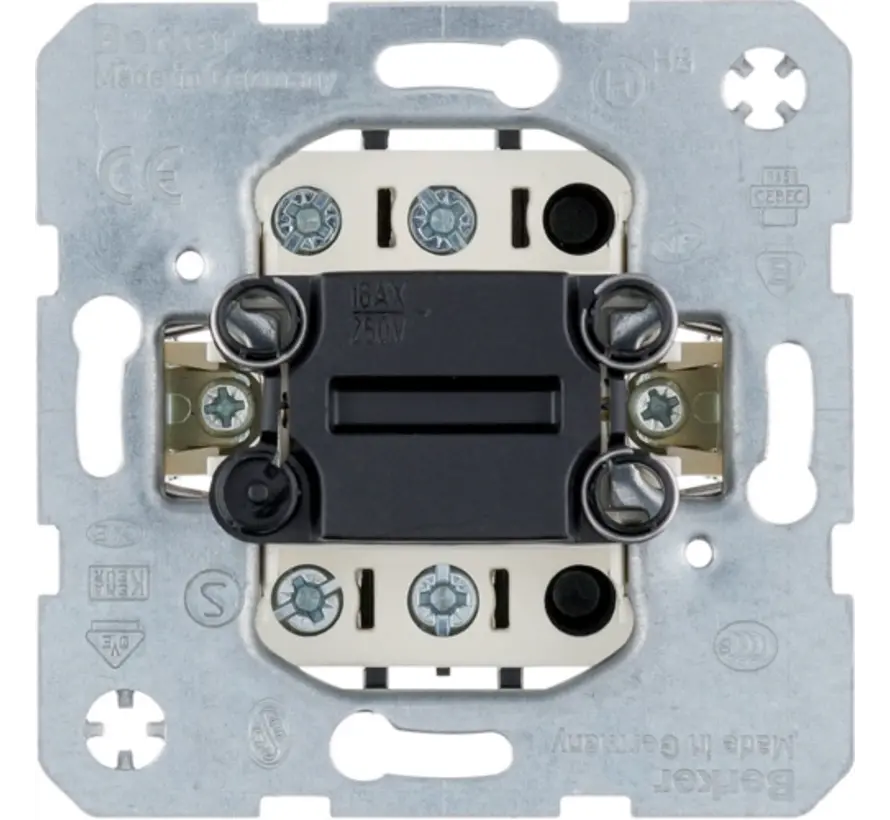 2-poliger Ausschalter 16A mit Krallenbefestigung (303212)