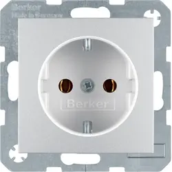 Berker Schuko-Steckdose S1/B3/B7 aluminium matt (47431404)