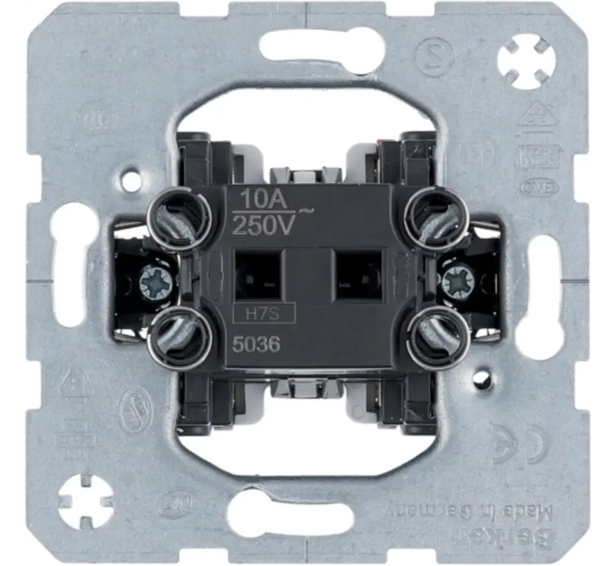 Taster Wechsler 10A mit Krallenbefestigung (5036)
