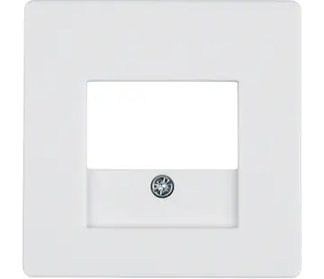 Berker Zentralplatte USB / Lautsprecher Q1/Q3/Q7 weiß (10336089)