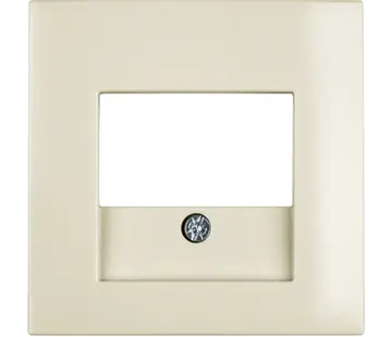 Berker Zentralplatte USB / Lautsprecher S1/B3/B7 creme glänzend (10338912)