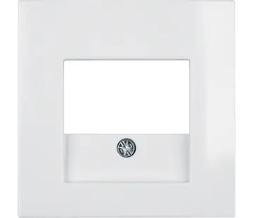 Berker Zentralplatte USB / Lautsprecher S1/B3/B7 weiß glänzend (10338919)