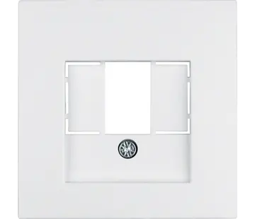 Berker Zentralplatte USB / Lautsprecher S1/B3/B7 weiß matt (10331909)