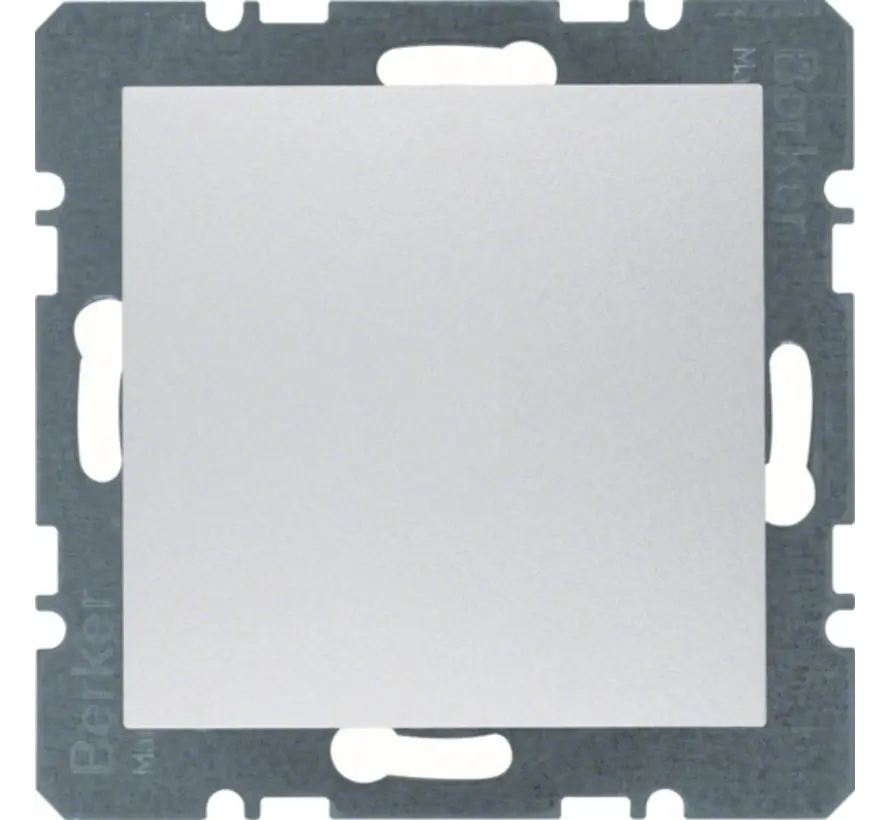 Blindabdeckung mit Tragplatte S1/B3/B7 aluminium matt (10091404)