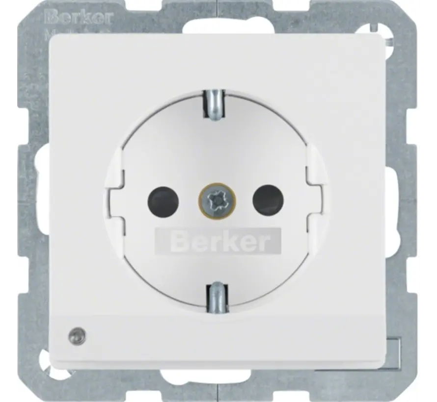 Schuko-Steckdose erhöhtem Berührungsschutz LED-Orientierungsleuchte Q1/Q3/Q7 weiß (41096089)