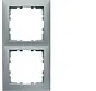Abdeckrahmen 2-fach S1 aluminium matt (10129939)