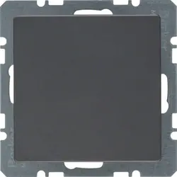 Berker Blindabdeckung mit Tragplatte ohne Befestigungskrallen Q1/Q3/Q7 anthrazit (10096086)