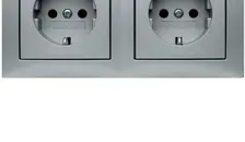 Berker Kombination Schalter/Steckdose ohne Schutzkontakt S1/B3/B7 weiß  glänzend - Günstigesschaltermaterial.de