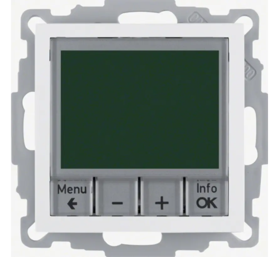 Thermostat mit Display Schließer S1/B3/B7 weiß matt (20441909)