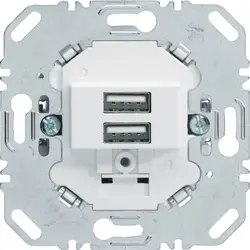 Berker USB-Steckdose 2-fach 3A weiß matt Standard (260209)
